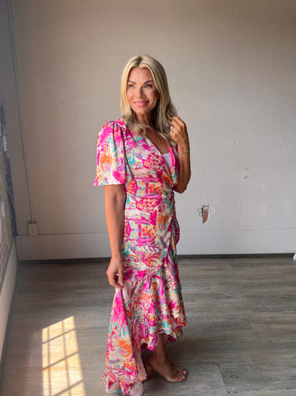 Tropic Like It's Hot Midi Dress