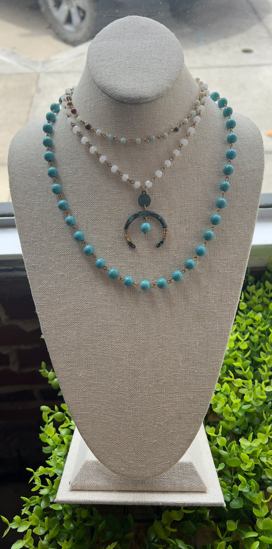 Turquoise Layered Necklace