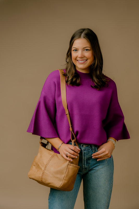 Madison Mock Neck Sweater