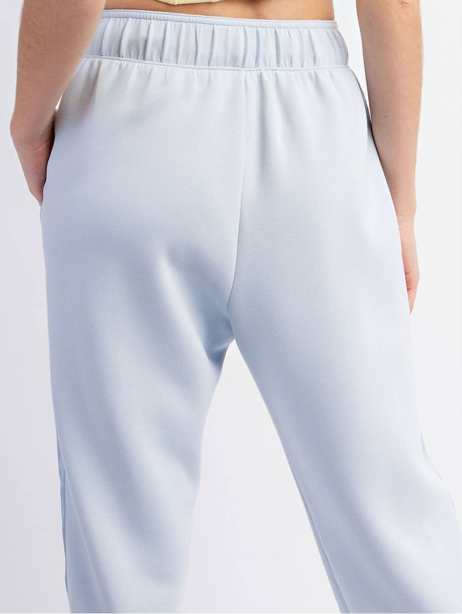 Soft Blue Luxe Scuba Bottoms