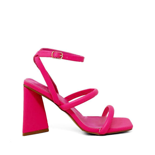 Shushop Evangeline Heels- Hot Pink