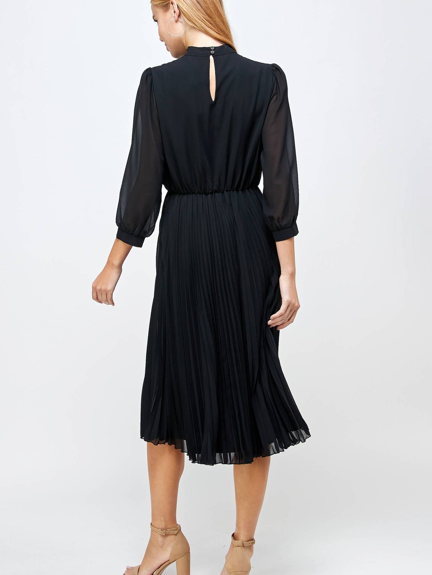 Sophi Black Midi Dress