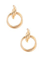 Gold Rope Loop Earrings