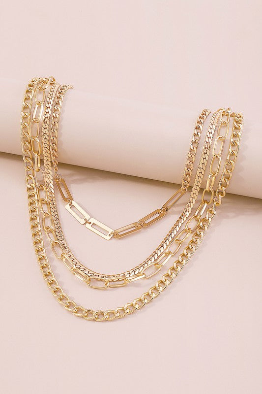 Chrissy Layered Chain Necklace