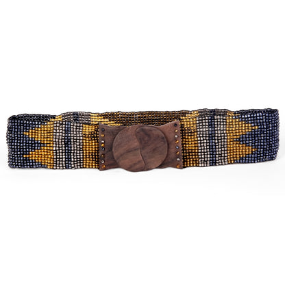 Hand Loomed Glass Bead Belt