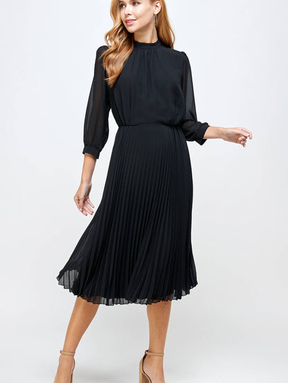 Sophi Black Midi Dress