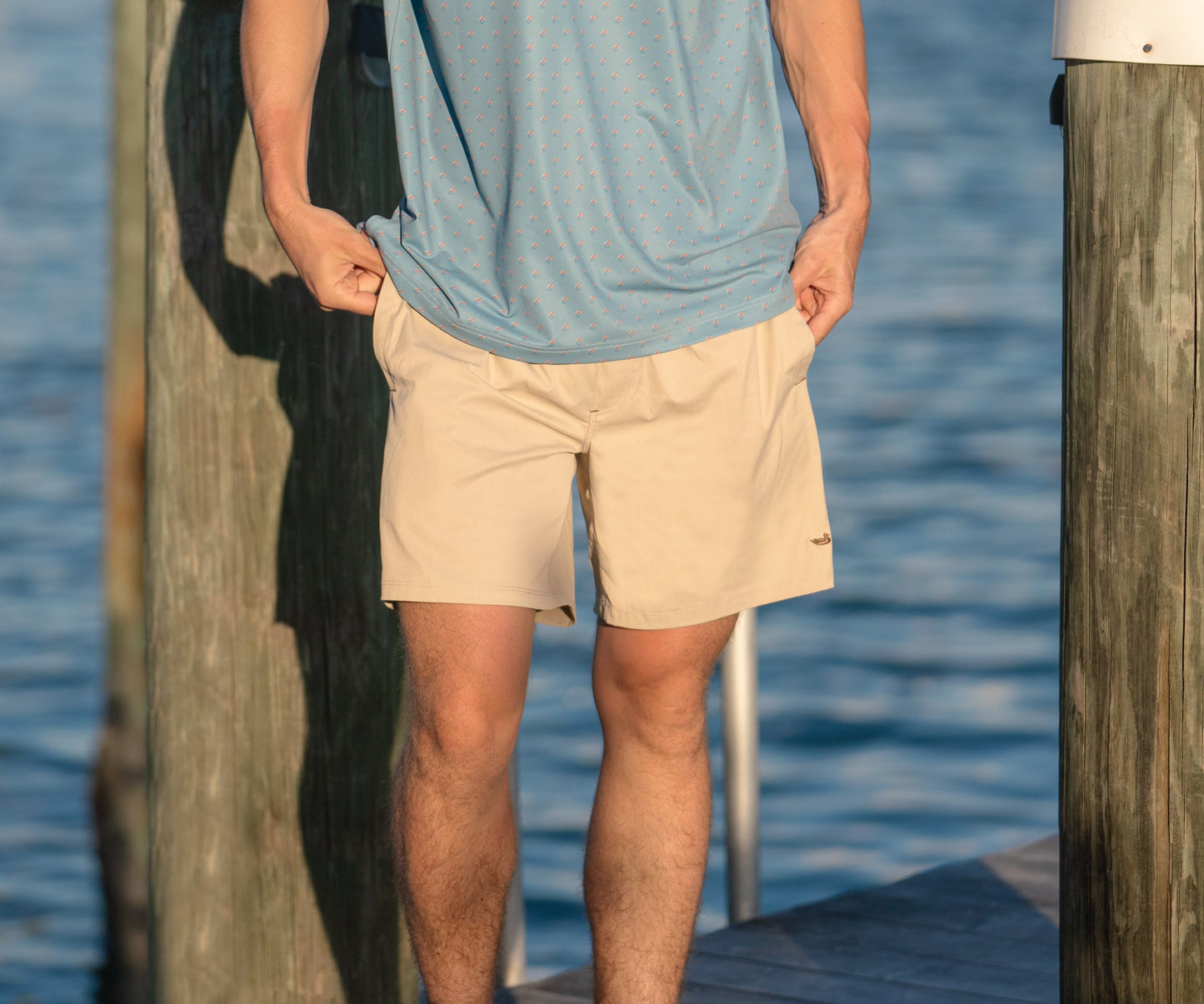 Southern Marsh Lined Performance Short