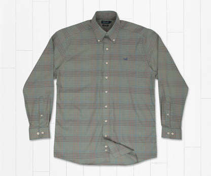 Southern Marsh Winfield Grid Performance Dress Shirt