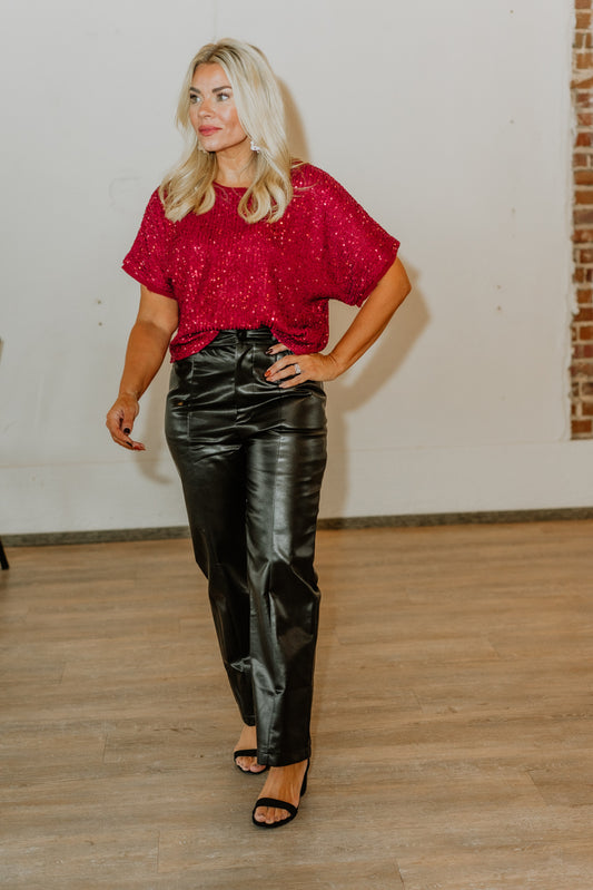 Material Girl Leather Pants