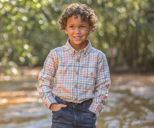Youth Adrian Check Flannel
