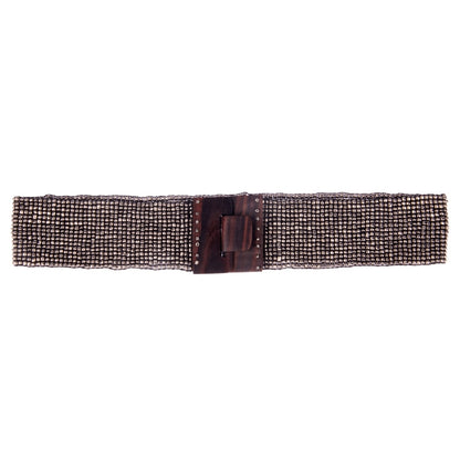 Hand Loomed Glass Bead Belt