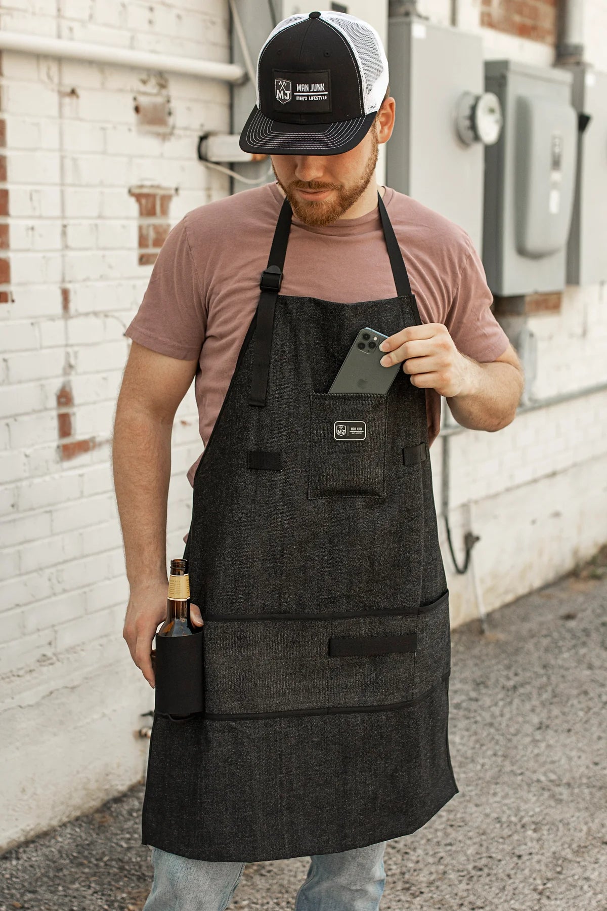 Man Junk Grilling Apron