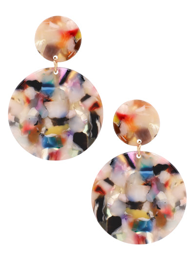 Tortoise Multicolor Drop Earrings