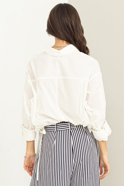 Style-Struck Drawstring Top