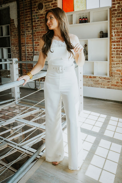 The Graduate Belted Jumpsuit