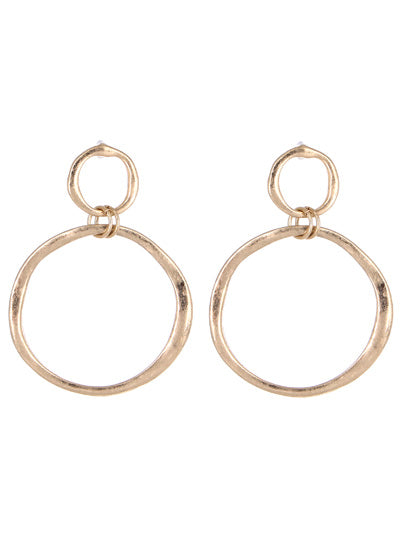 Circle Drop Earrings