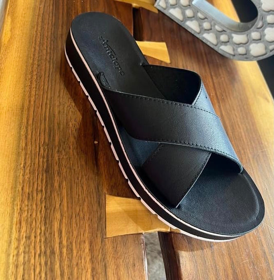 Antelope Finola Slip Ons- Black