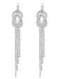 Love Knot Rhinestone Earrings